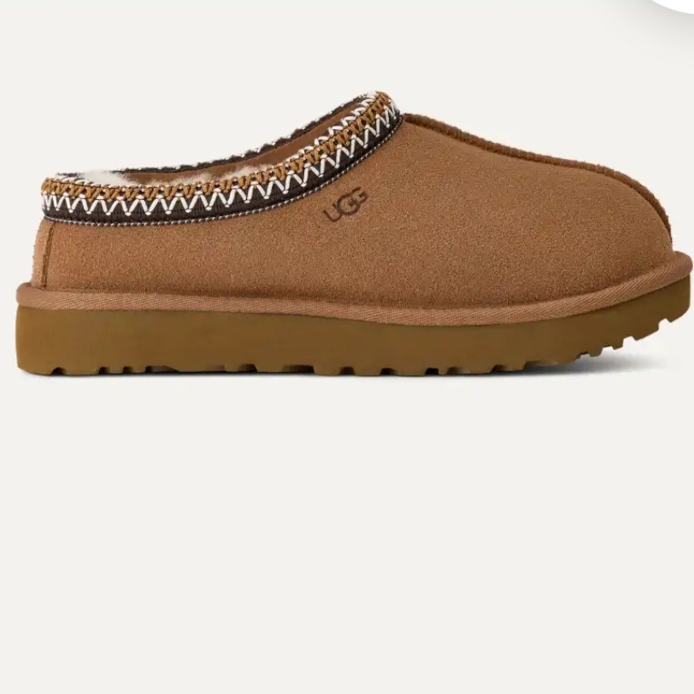 NEW! UGG Tasman II Chestnut Suede Slipper